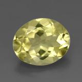 3 ct VVS Oval Facet Quartz 11x9