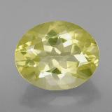 11x8.5 Quartz 3ct Oval Facet in Lemon