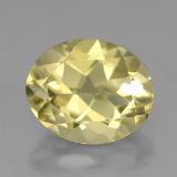 11x9mm Quartz 3ct Oval Facet in Lemon