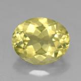 11x9mm Quartz 4ct Oval Facet in Lemon