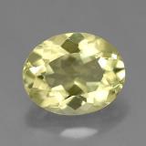 4 carat Lemon Oval Facet Quartz 11mm x 9mm