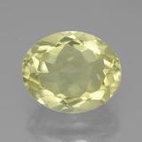 3 carat Lemon Oval Facet Quartz 11mm x 9mm