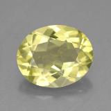 3 carat Lemon Oval Facet Quartz 11x9mm