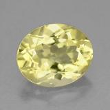 3 carat Lemon Oval Facet Quartz 11x9mm