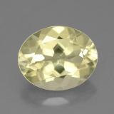 3 carat Lemon Oval Facet Quartz 11x9