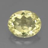 3 ct VVS Oval Facet Quartz 11mm x 9mm