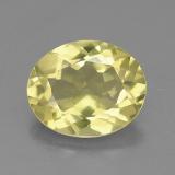 3 ct VVS Oval Facet Quartz 11x9
