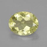 11mm x 9mm Quartz 3ct Oval Facet in Lemon