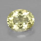 Click for Details 11x9mm Quartz 4ct Oval Facet in Lemon