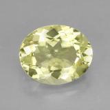 4 carat Lemon Oval Facet Quartz 11mm x 9