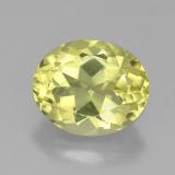 11mm x 9 Quartz 4ct Oval Facet in Lemon