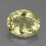 11x9 Quartz 3ct Oval Facet in Lemon