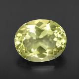 3 ct VVS-VS Oval Facet Quartz 11mm x 9