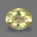 11mm x 9mm Quartz 3ct Oval Facet in Lemon