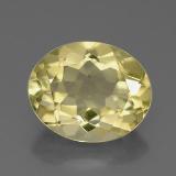 3 ct VVS-VS Oval Facet Quartz 11mmx9mm