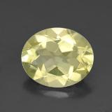 3 ct VVS Oval Facet Quartz 11mm x 9