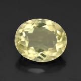 3 ct VVS-VS Oval Facet Quartz 11mmx9mm
