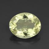 3 carat Lemon Oval Facet Quartz 11x9mm