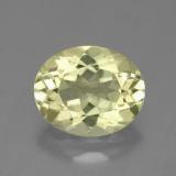 11.5x9mm Quartz 4ct Oval Facet in Lemon