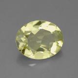 3 ct VVS Oval Facet Quartz 11.5mm x 9mm