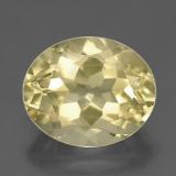 3 carat Lemon Oval Facet Quartz 11mm x 9