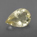 12mmx8.5mm Quartz 2.5ct Pear Facet in Lemon