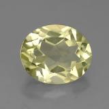 3 ct VVS-VS Oval Facet Quartz 11x9mm