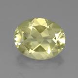 3 carat Lemon Oval Facet Quartz 11mm x 9