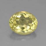 11mmx9mm Oval Facet Quartz 4ct