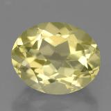 11.5x9mm Oval Facet Quartz 4ct
