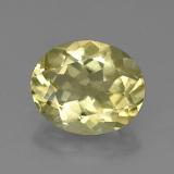 3 carat Lemon Oval Facet Quartz 11x9mm