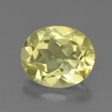 11mm x 9 Quartz 3ct Oval Facet in Lemon