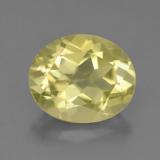 3 carat Lemon Oval Facet Quartz 11mmx9mm