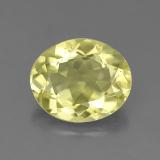3 ct VS Oval Facet Quartz 11x9mm