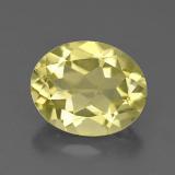 3 carat Lemon Oval Facet Quartz 11mm x 9