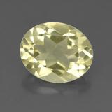 3 ct VS Oval Facet Quartz 11mm x 9