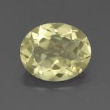 3 carat Lemon Oval Facet Quartz 11x9mm