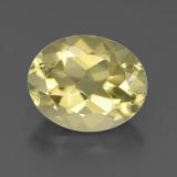 4 carat Lemon Oval Facet Quartz 11mm x 9