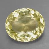 Click for Details 14mmx12mm Quartz 7ct Oval Facet in Lemon