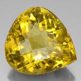 36.5mmx34mm Quartz 125ct Pear Checkerboard in Lemon