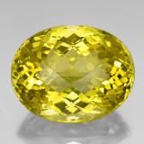 85 ct VVS Oval Checkerboard Quartz 32.5mm x 25.5mm