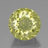 16mm Quartz 14ct Round Facet in Lemon