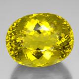 138 carat Lemon Oval Portuguese Cut Quartz 36.5mm x 28.5mm