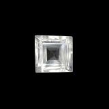 3 ct Transparent/Translucent Square Facet Rainbow Moonstone 3x3