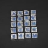 3x3 Square Facet Rainbow Moonstone 3ct