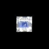 2.5 ct Transparent Square Facet Rainbow Moonstone 3x3mm