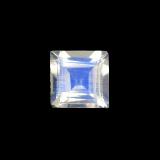 3x3mm Square Facet Rainbow Moonstone 2.5ct