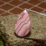 36 ct Opaque Pear Cabochon Rhodochrosite 33x19mm