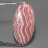 34.5mm x 17.5 Rhodochrosite 33ct Oval Cabochon in Multicolor