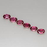 1.5 ct VVS-VS Oval Facet Rhodolite Garnet 5mm x 3mm